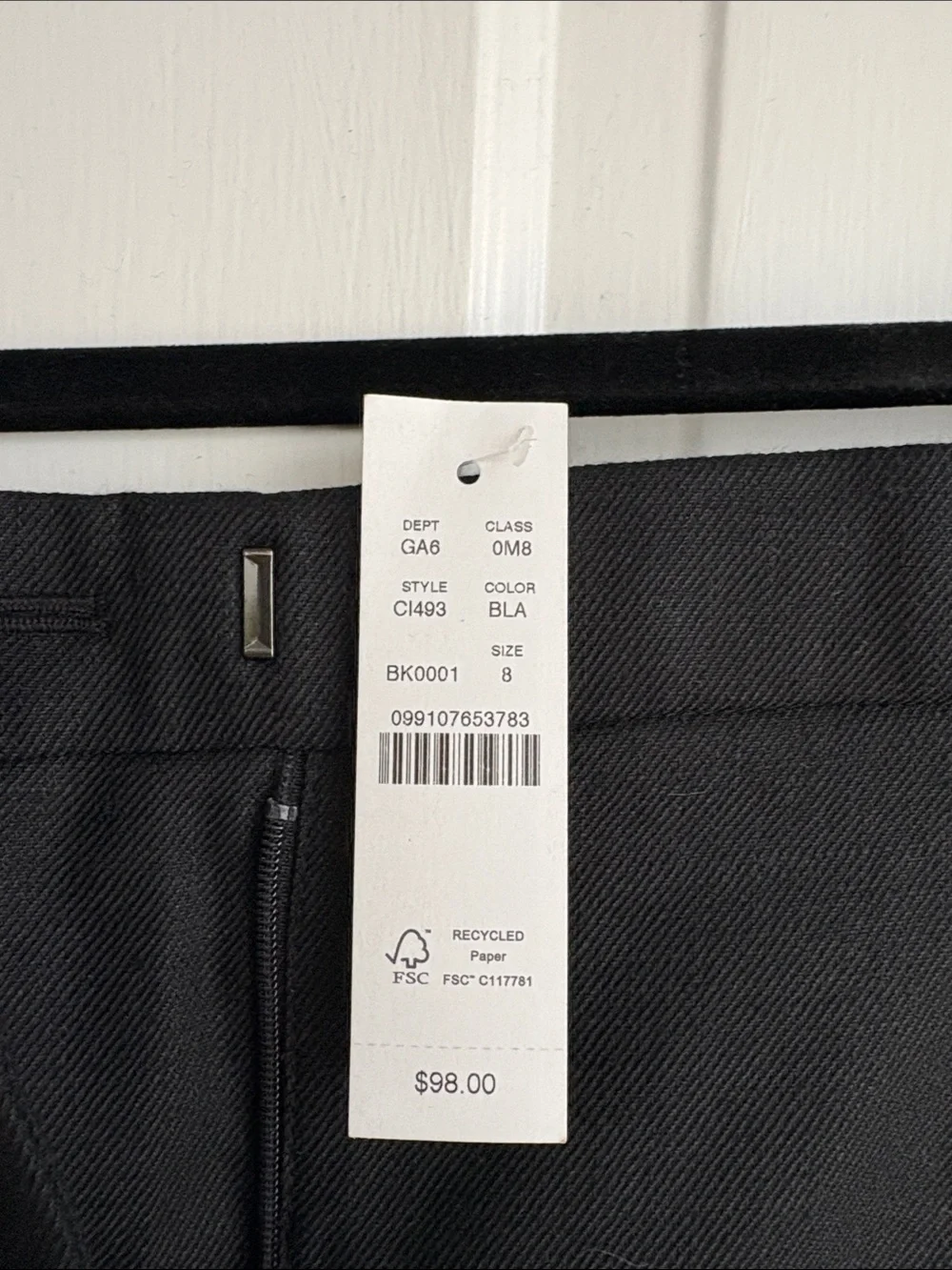 J. Crew Black Linen Tailored Shorts NWT